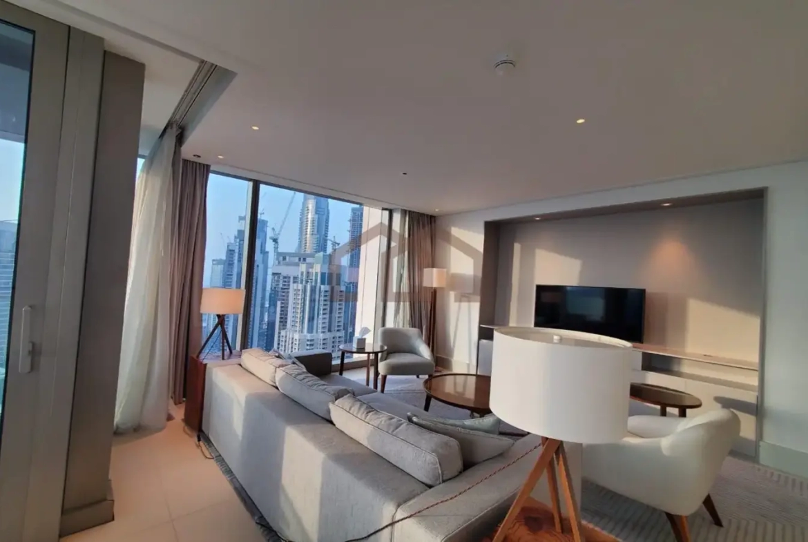 2 Bedroom Apartment for Rent in Vida Residence | Downtown Dubai | Burj and Canal View